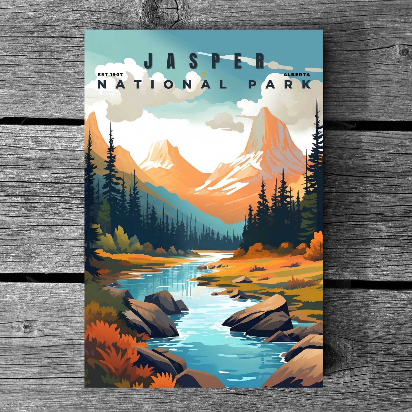 Jasper National Park Poster | S01