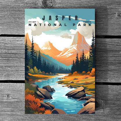 Jasper National Park Poster | S01