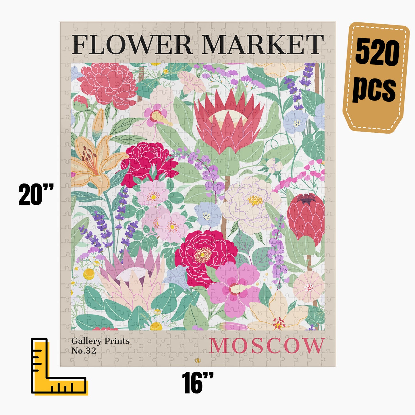 Moscow Flower Market Puzzle | S01