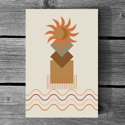 Boho Abstract Poster #02 | S01