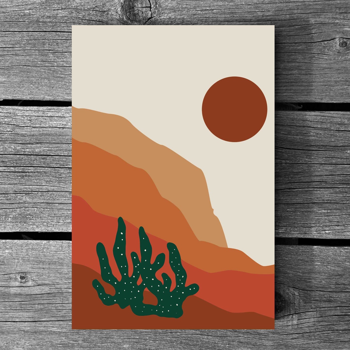 Boho Landscape Poster #02 | S01