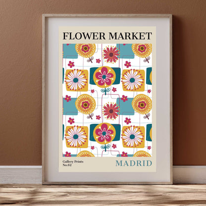 Madrid Flower Market Poster | S02