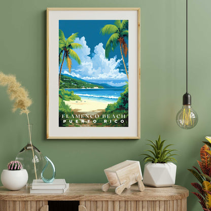 Flamenco Beach Poster | S01