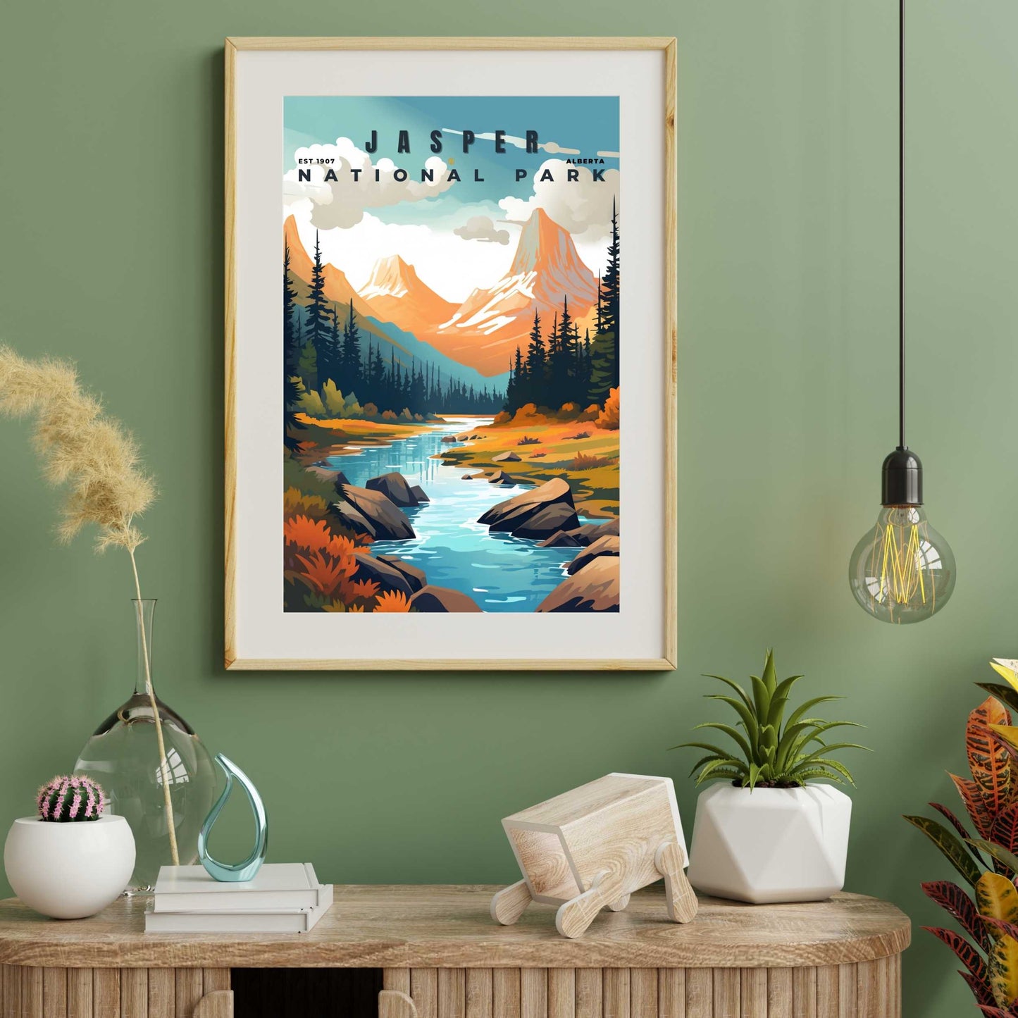 Jasper National Park Poster | S01