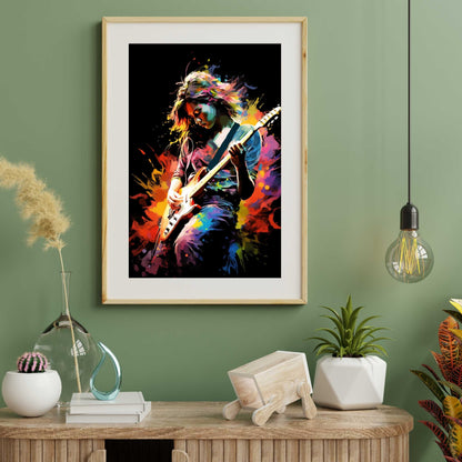 Female Guitarist 1 Poster | S01