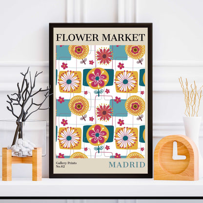 Madrid Flower Market Poster | S02