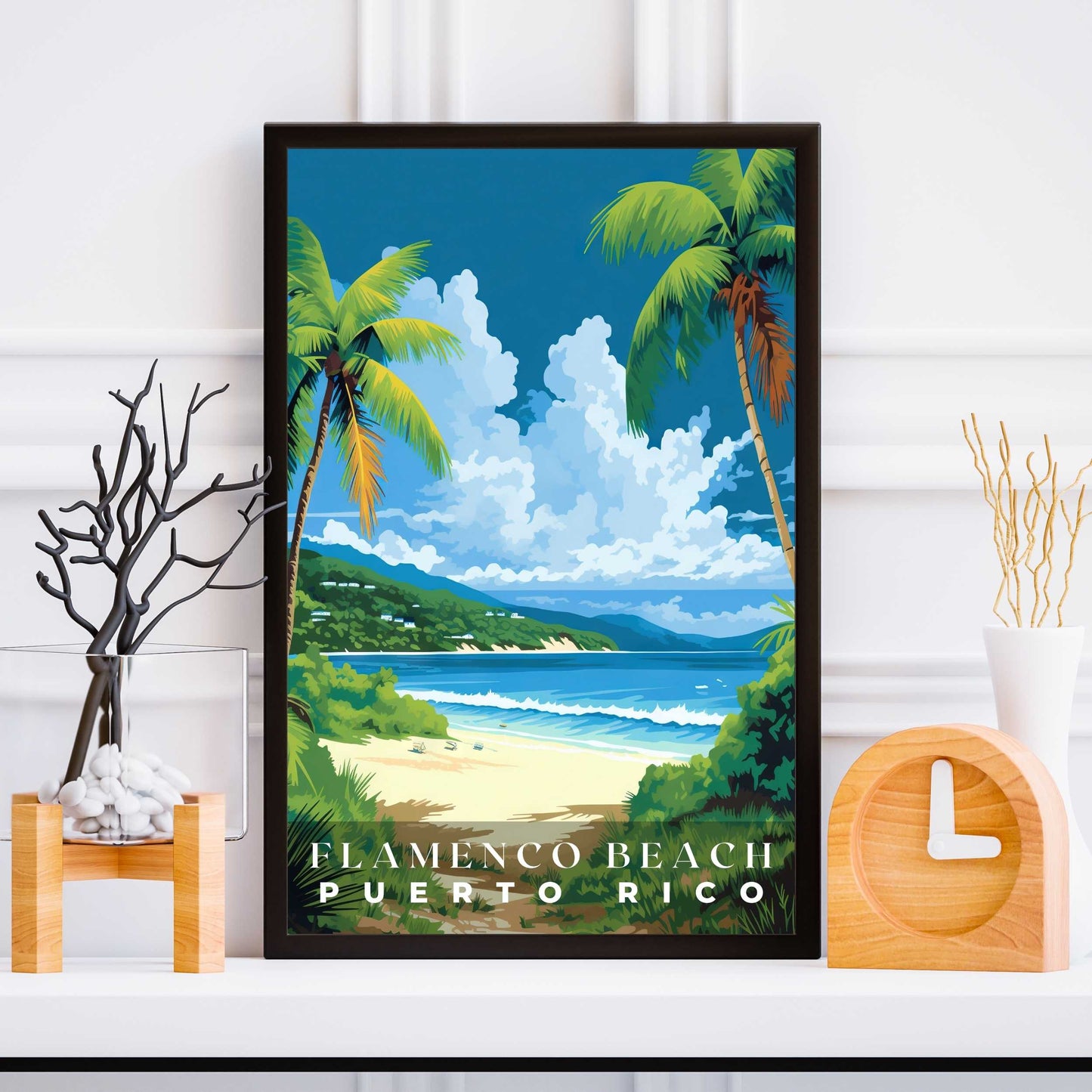 Flamenco Beach Poster | S01