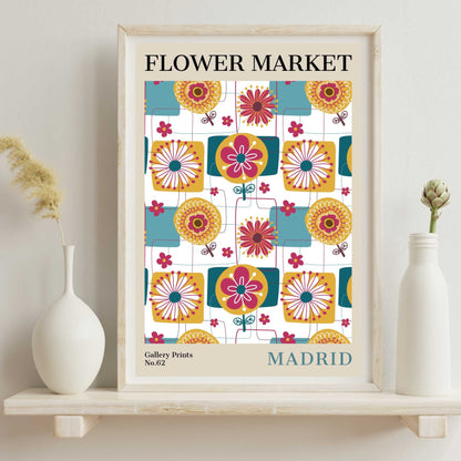 Madrid Flower Market Poster | S02