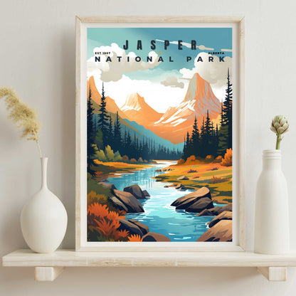 Jasper National Park Poster | S01