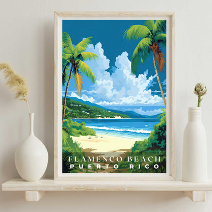 Flamenco Beach Poster | S01