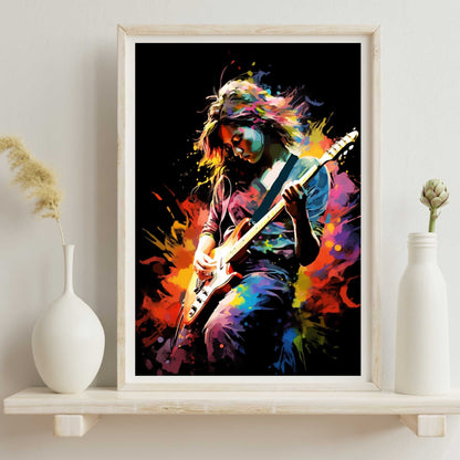 Female Guitarist 1 Poster | S01