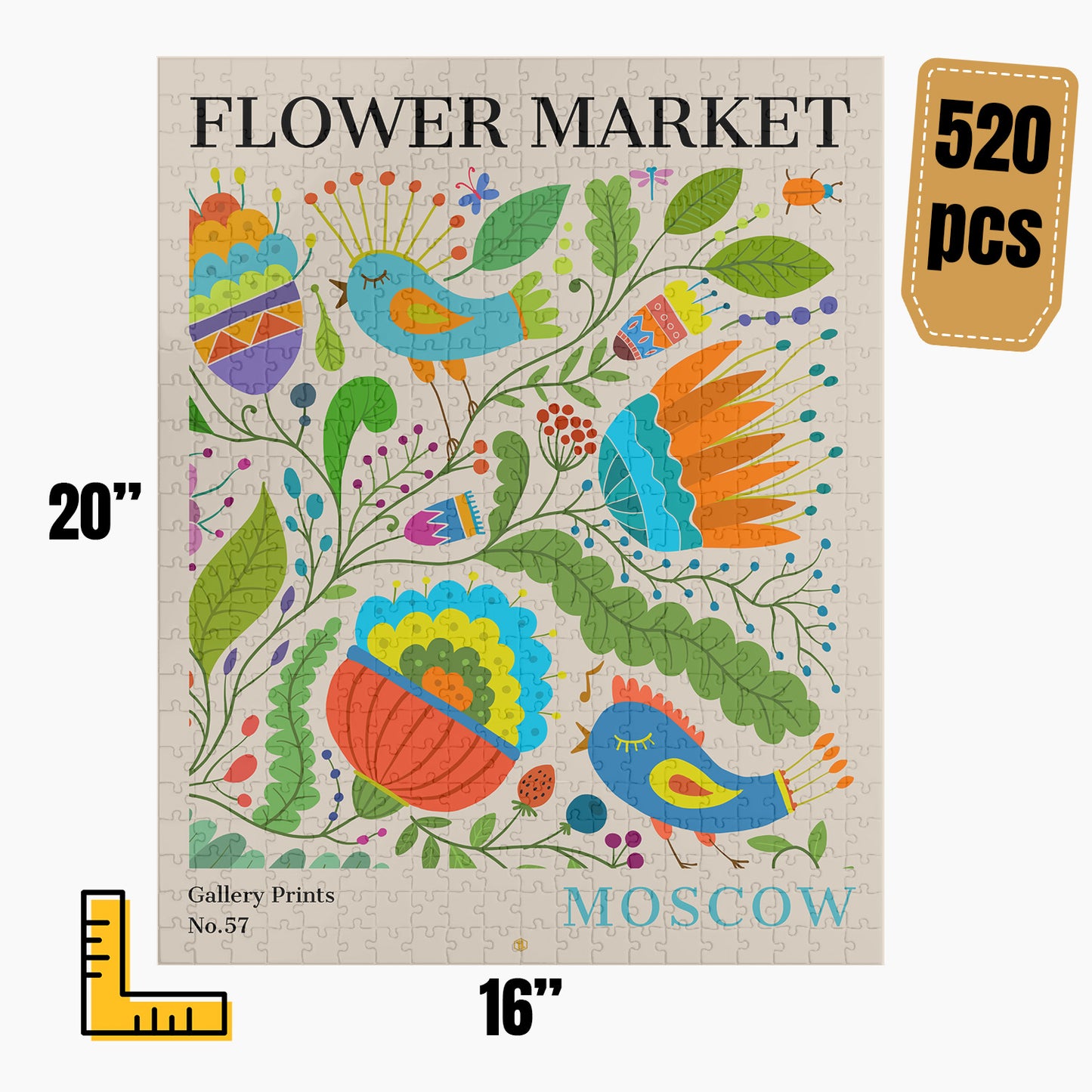 Moscow Flower Market Puzzle | S02