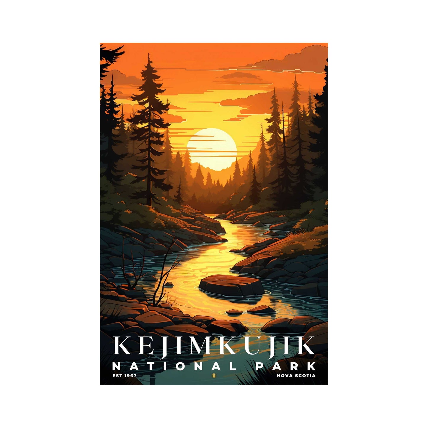 Kejimkujik National Park Poster | S07