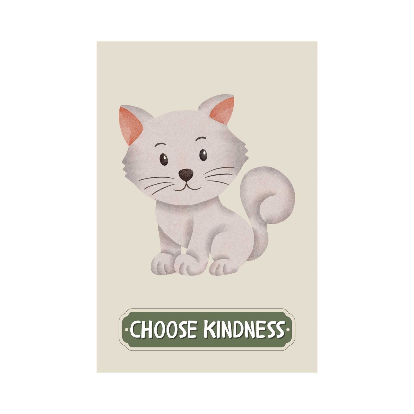 Choose Kindness Cat Poster | S01