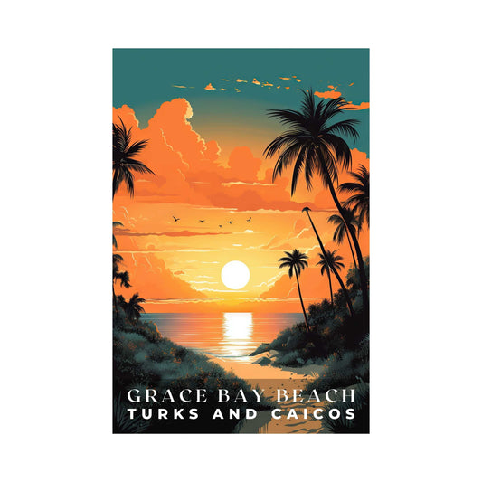 Grace Bay Beach Poster | S01