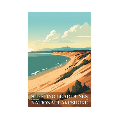 Sleeping Bear Dunes National Lakeshore Poster | US Travel | S01