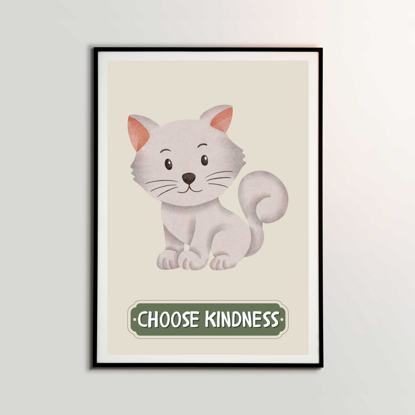 Choose Kindness Cat Poster | S01