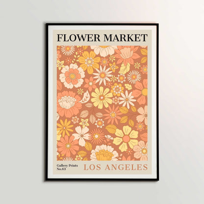 Los Angeles Flower Market Poster | S02