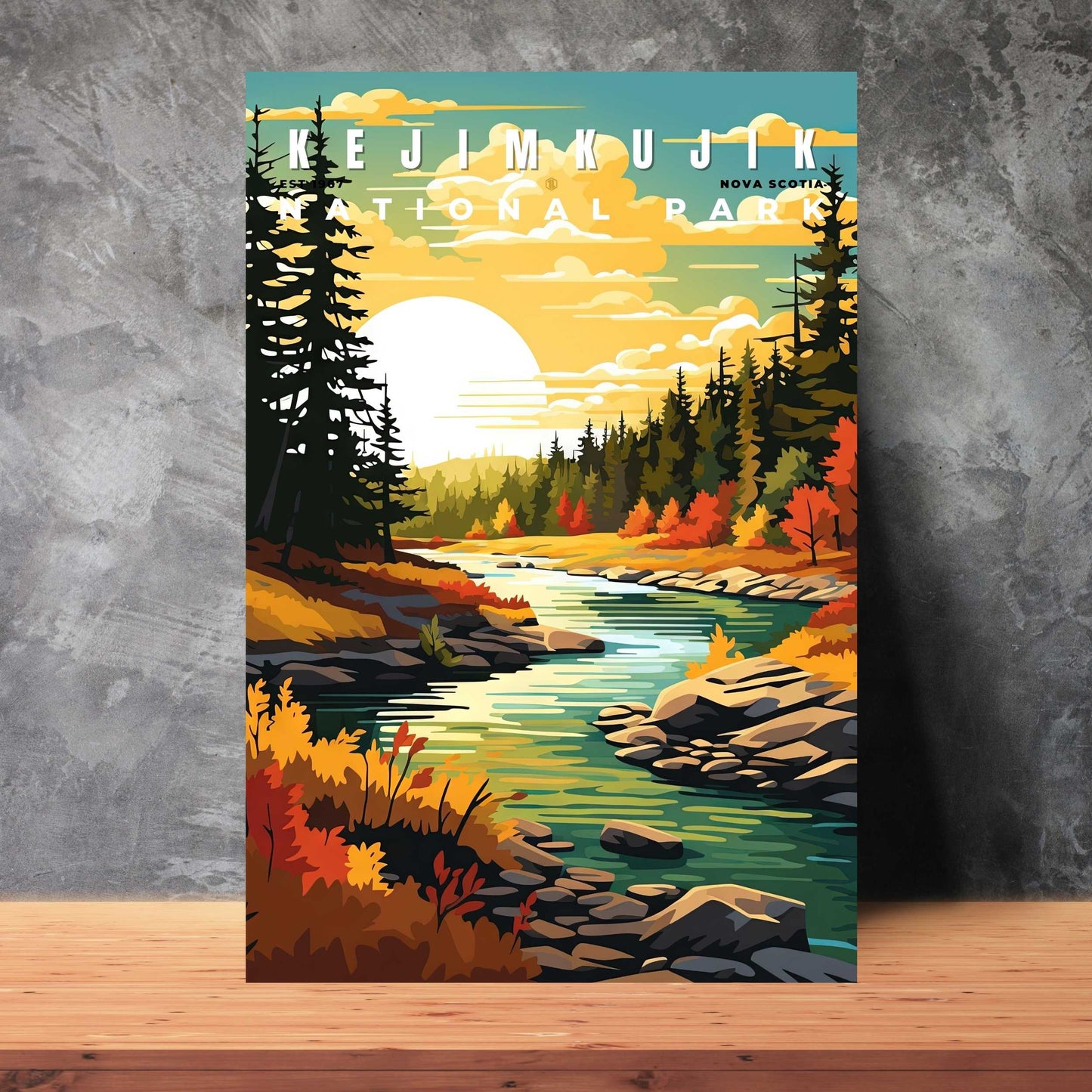 Kejimkujik National Park Poster | S01