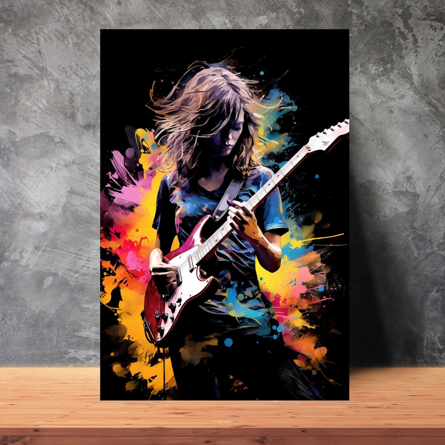 Female Guitarist 2 Poster | S01