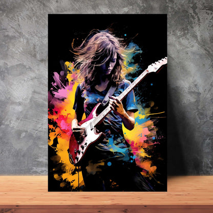 Female Guitarist 2 Poster | S01