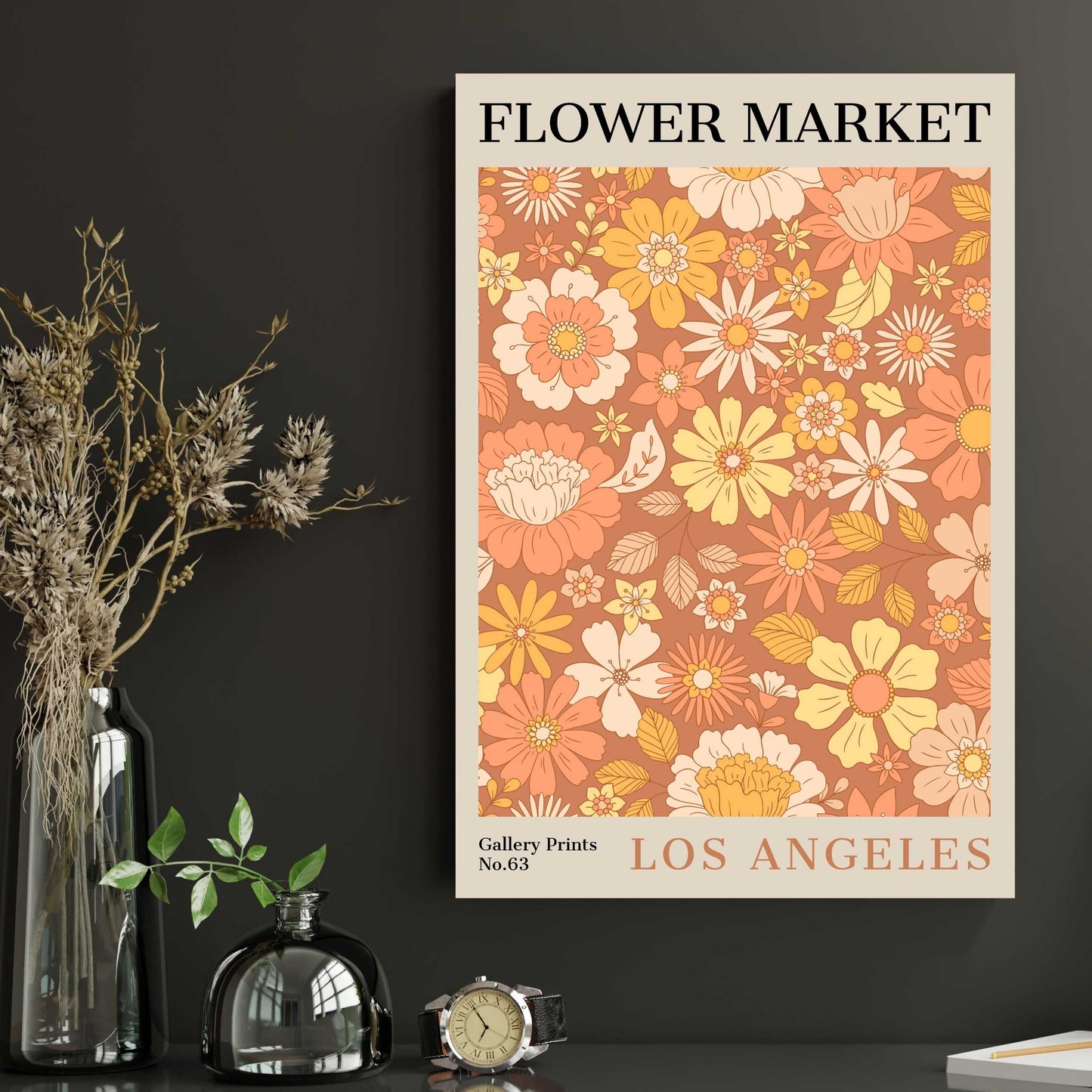 Los Angeles Flower Market Poster | S02