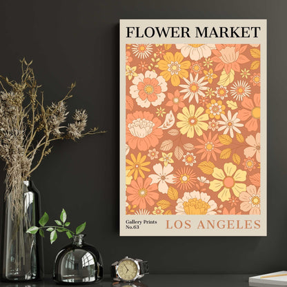 Los Angeles Flower Market Poster | S02