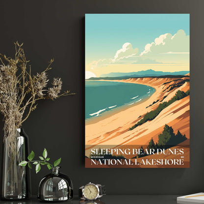 Sleeping Bear Dunes National Lakeshore Poster | US Travel | S01