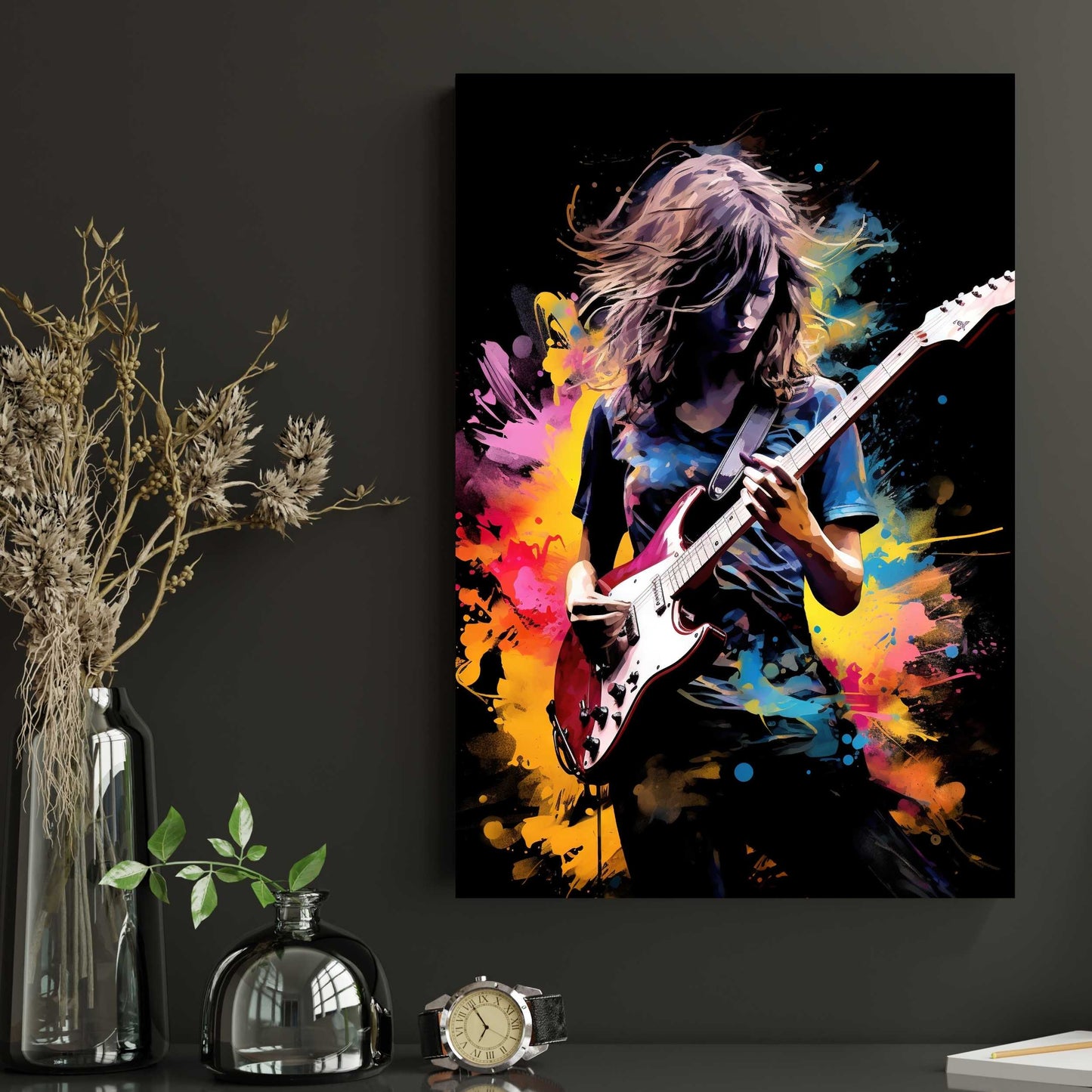 Female Guitarist 2 Poster | S01