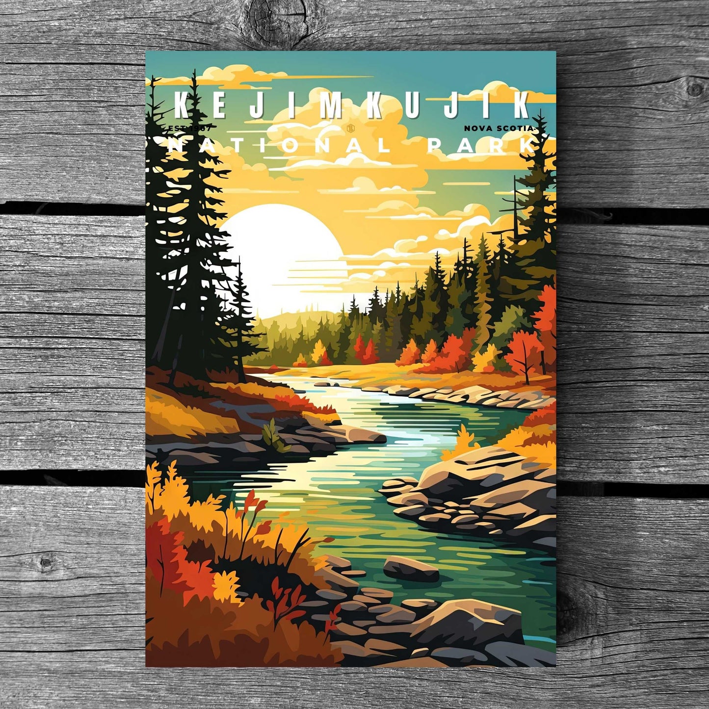 Kejimkujik National Park Poster | S01