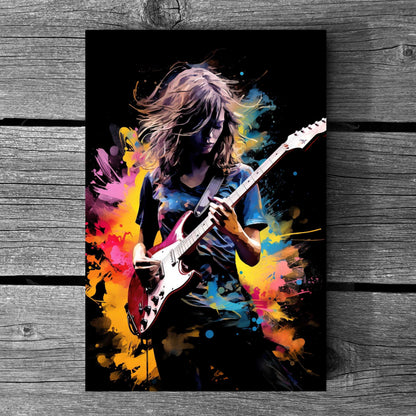 Female Guitarist 2 Poster | S01