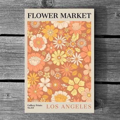 Los Angeles Flower Market Poster | S02