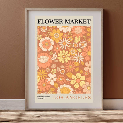 Los Angeles Flower Market Poster | S02