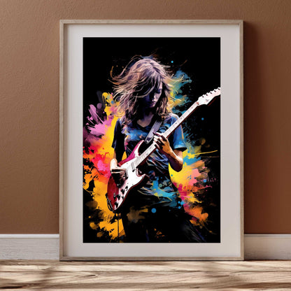 Female Guitarist 2 Poster | S01