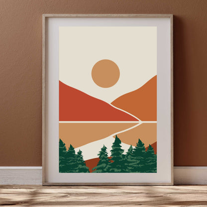 Boho Landscape Poster #18 | S01