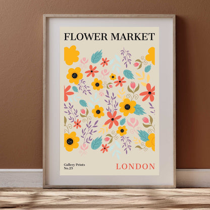 London Flower Market Poster | S01