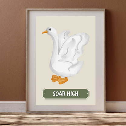 Soar High Swan Poster | S01