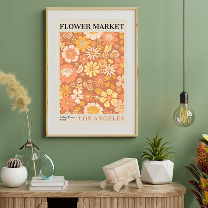 Los Angeles Flower Market Poster | S02