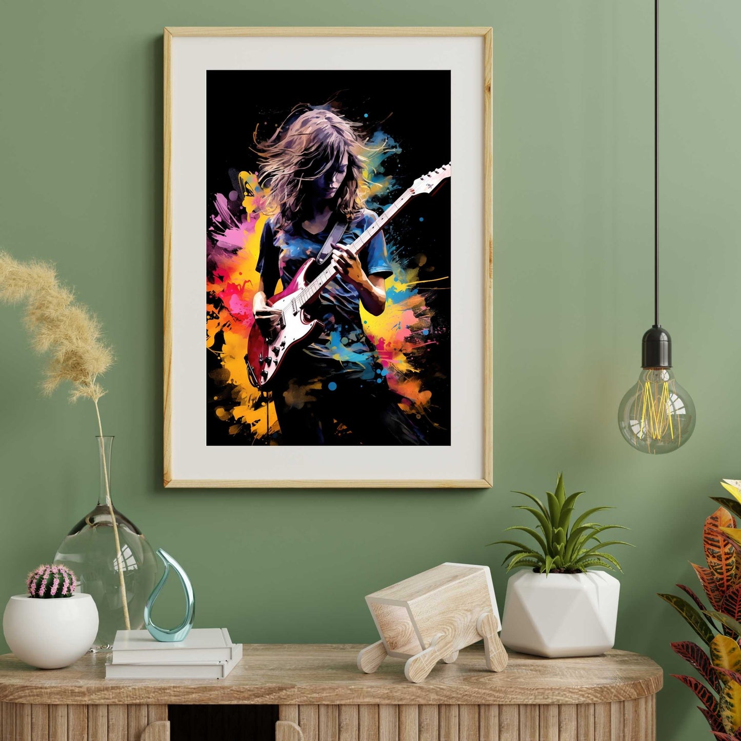 Female Guitarist 2 Poster | S01