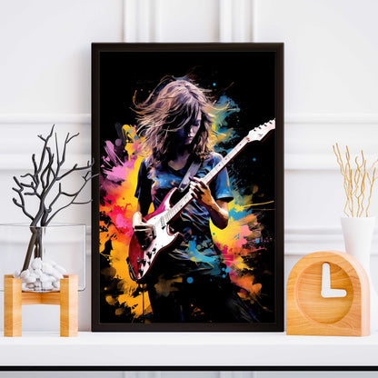 Female Guitarist 2 Poster | S01