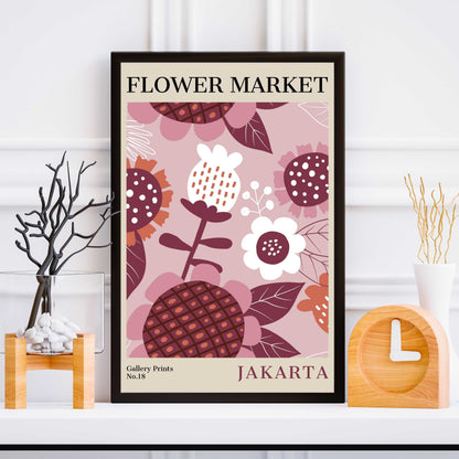 Jakarta Flower Market Poster | S01