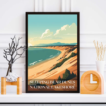 Sleeping Bear Dunes National Lakeshore Poster | US Travel | S01