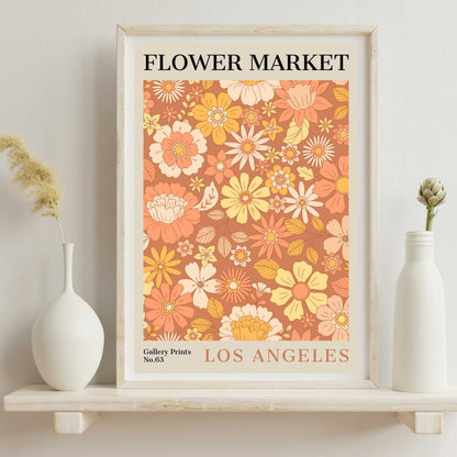 Los Angeles Flower Market Poster | S02