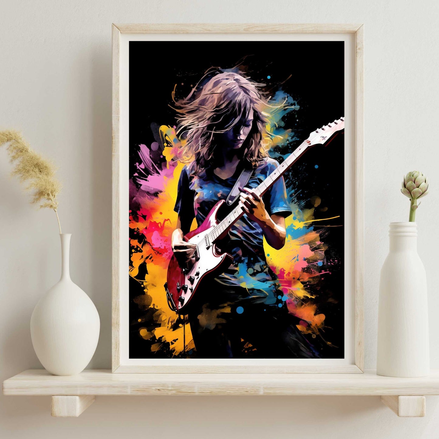 Female Guitarist 2 Poster | S01