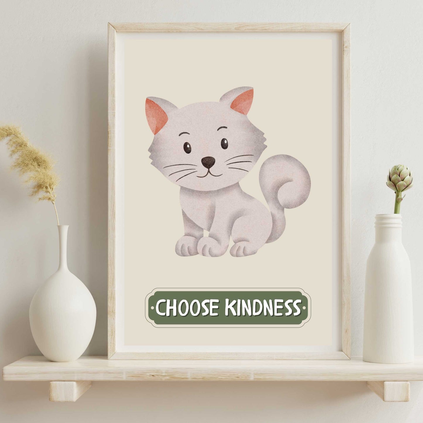 Choose Kindness Cat Poster | S01