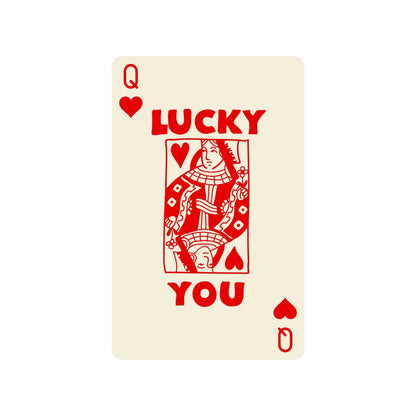 Lucky You Queen of Hearts Poster
