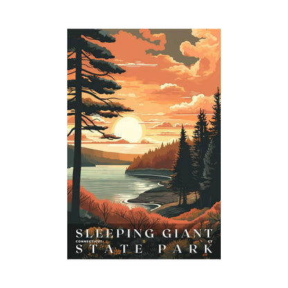 Sleeping Giant State Park Poster | US Travel | S01