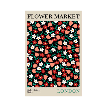 London Flower Market Poster | S02