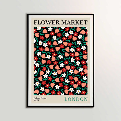 London Flower Market Poster | S02