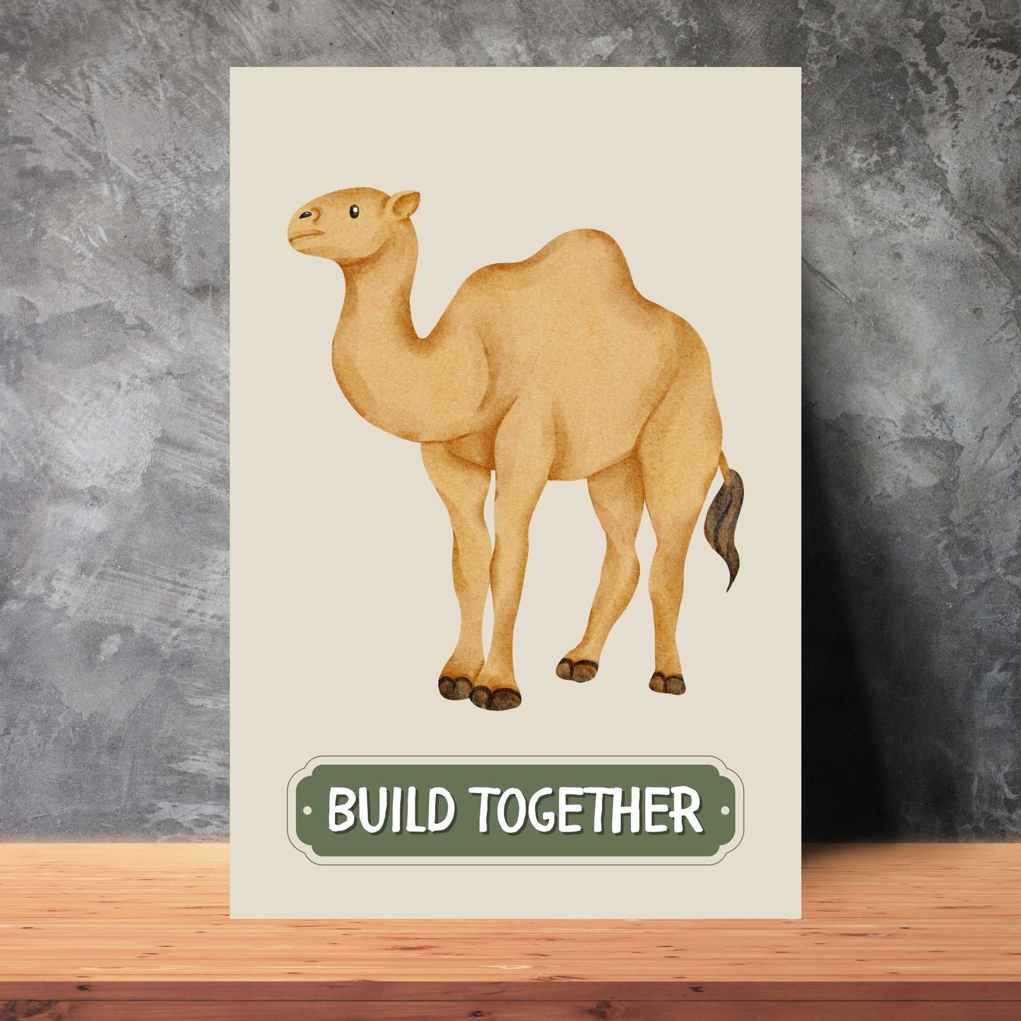 Build Together Camel Poster | S01